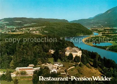 AK / Ansichtskarte Hollenburg_Kaernten Restaurant Pension Widder Loibl Pass Hollenburg_Kaernten
