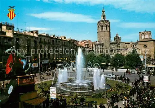 AK / Ansichtskarte Valencia Plaza de la Reina Valencia