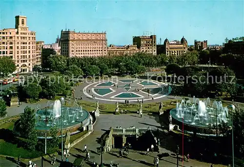 AK / Ansichtskarte Barcelona_Cataluna Plaza de Cataluno Barcelona Cataluna
