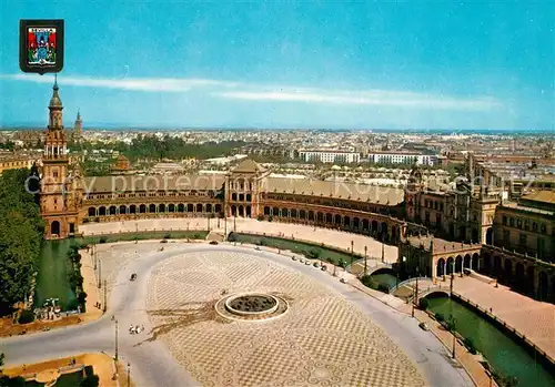 AK / Ansichtskarte Sevilla_Andalucia Plaza de Espana Sevilla_Andalucia