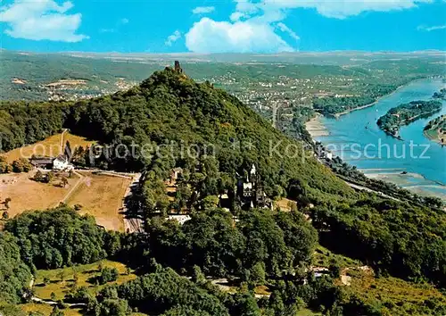 AK / Ansichtskarte Koenigswinter Fliegeraufnahme Drachenburg Drachenfels Koenigswinter