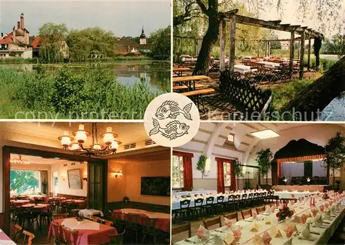 AK / Ansichtskarte Stegaurach Brauerei Windfelder am See Stegaurach