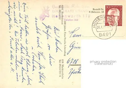 AK / Ansichtskarte Hohenwarth_Koetzting Panoramen Hohenwarth Koetzting