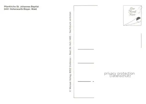 AK / Ansichtskarte Hohenwarth_Koetzting Kirche Sankt Johannes Baptist Hohenwarth Koetzting