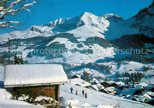AK / Ansichtskarte Adelboden Bonderspitz Kleinlohner Winter Adelboden