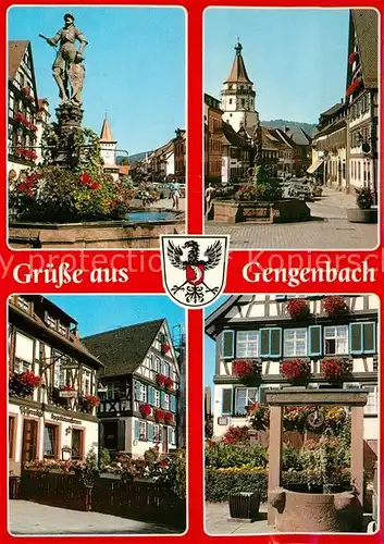 AK / Ansichtskarte Gengenbach Brunnen Marktplatz  Gengenbach