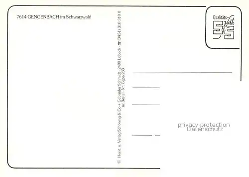 AK / Ansichtskarte Gengenbach Brunnen Marktplatz  Gengenbach