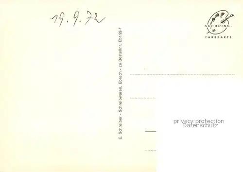 AK / Ansichtskarte Ebrach_Oberfranken Panorama Kloster Brunnen Altarraum Ebrach Oberfranken