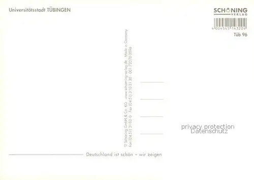AK / Ansichtskarte Tuebingen Bootshafen Rathaus Stadtansichten Tuebingen