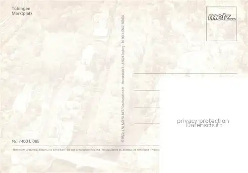 AK / Ansichtskarte Tuebingen Marktplatz Tuebingen