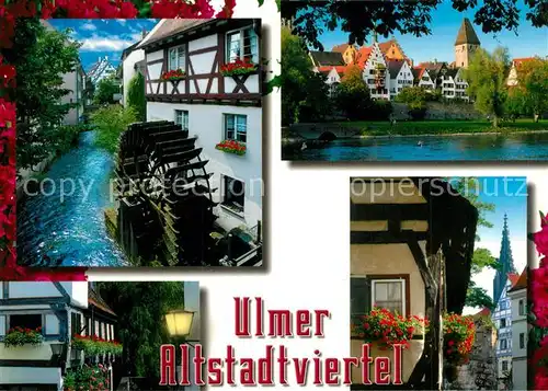 AK / Ansichtskarte Ulm_Donau ALtstadtviertel Wassermuehle  Ulm_Donau