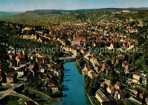 AK / Ansichtskarte Tuebingen Fliegeraufnahme Neckar Schloss Tuebingen