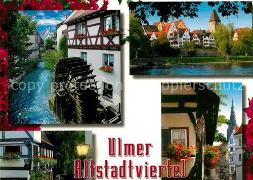 AK / Ansichtskarte Ulm_Donau Altstadtviertel Muehlenrad  Ulm_Donau