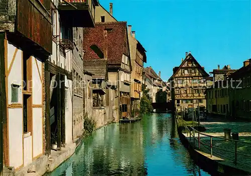 AK / Ansichtskarte Ulm_Donau Altstadt Partie an der Blau Ulm_Donau