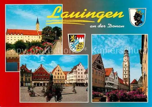 AK / Ansichtskarte Lauingen_Donau Schloss Stadtansichten Lauingen Donau