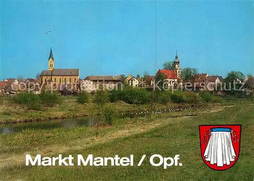 AK / Ansichtskarte Mantel_Oberpfalz Kirchen Panorama Mantel Oberpfalz