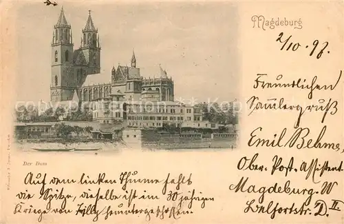 AK / Ansichtskarte Magdeburg Dom Magdeburg