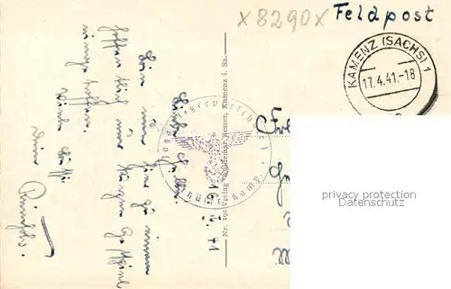 AK / Ansichtskarte Kamenz_Sachsen mit Hutberg Kamenz Sachsen