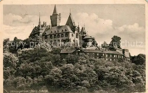 AK / Ansichtskarte Wernigerode_Harz Schloss Wernigerode Harz