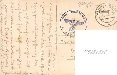 AK / Ansichtskarte Wernigerode_Harz Schloss Wernigerode Harz