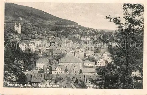 AK / Ansichtskarte Sonneberg_Thueringen Gesamtansicht Sonneberg Thueringen