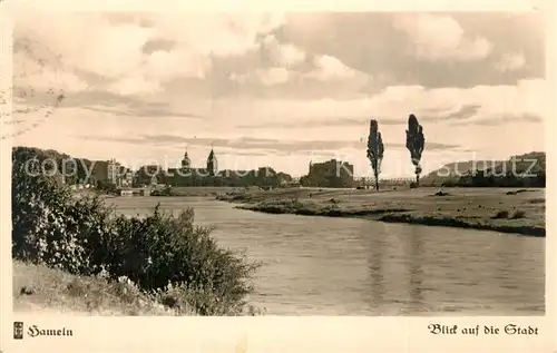 AK / Ansichtskarte Hameln_Weser  Hameln Weser