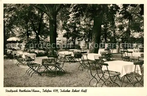 AK / Ansichtskarte Northeim Stadtpark Gartenterrasse Northeim
