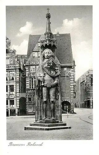 AK / Ansichtskarte Bremen Roland Bremen