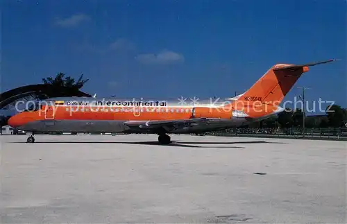 AK / Ansichtskarte Flugzeuge_Zivil Intercontinental Douglas DC 9 15 c n 47127 HK 3564X  Flugzeuge Zivil