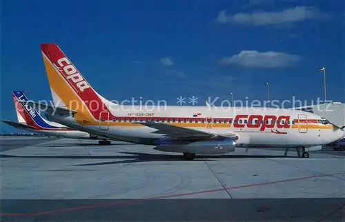 AK / Ansichtskarte Flugzeuge_Zivil COPA Boeing 737 230C c n 20253 HP 1134 CMP Flugzeuge Zivil