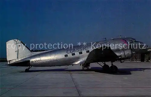 AK / Ansichtskarte Flugzeuge_Zivil Classic Wings Douglas DC 3A c n 7353 D CCCC Flugzeuge Zivil