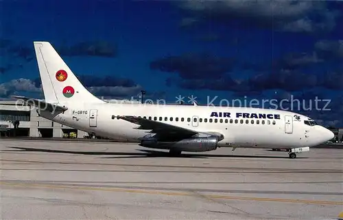 AK / Ansichtskarte Flugzeuge_Zivil Air France Boeing 737 228 c n 23006 F GBYG  Flugzeuge Zivil