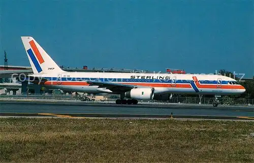 AK / Ansichtskarte Flugzeuge_Zivil Sterling Boeing 757 27B c n 24137 OY SHI  Flugzeuge Zivil