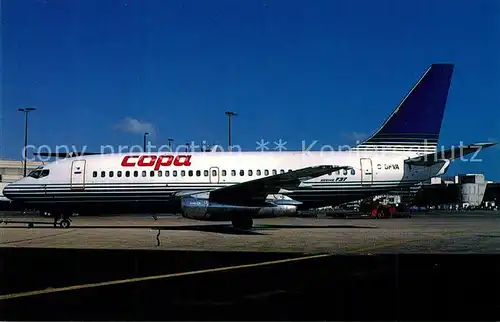 AK / Ansichtskarte Flugzeuge_Zivil COPA Boeing 737 204 c n 21693 G BFVA  Flugzeuge Zivil