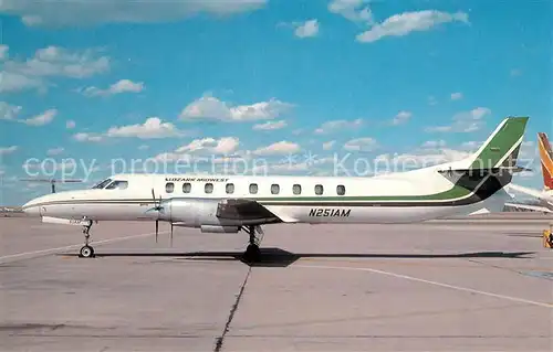 AK / Ansichtskarte Flugzeuge_Zivil Ozark Midwest Swearingen Metro II N251AM Flugzeuge Zivil