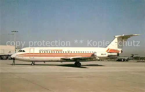 AK / Ansichtskarte Flugzeuge_Zivil Braniff Express Florida Express BAC 1 11 N1544 Flugzeuge Zivil