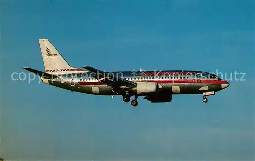 AK / Ansichtskarte Flugzeuge_Zivil Piedmont Airlines Boeing 737 301 N303P c n 23229 Flugzeuge Zivil