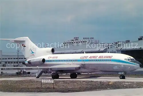 AK / Ansichtskarte Flugzeuge_Zivil LAB Lloyd Aereo Boliviano Boeing 727 171C CP 1070 c n 19860 599 Flugzeuge Zivil