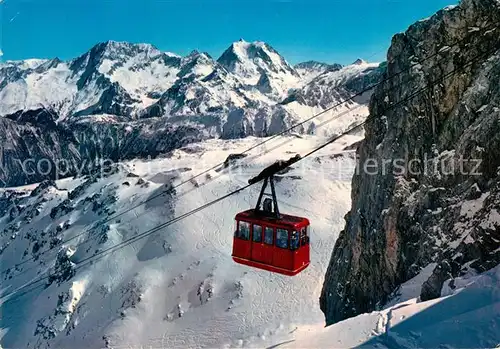 AK / Ansichtskarte Seilbahn Courchevel Telepherique de la Saulire Grande Casse  Seilbahn