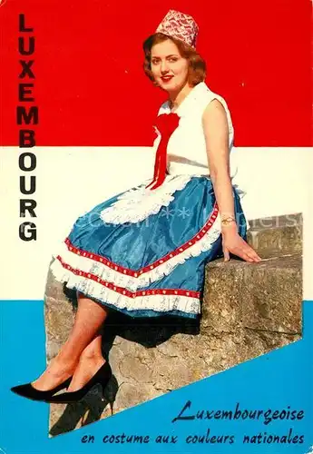 AK / Ansichtskarte Trachten Belgien Luxembourg  Trachten
