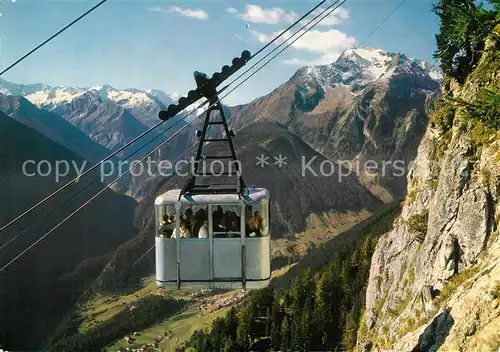 AK / Ansichtskarte Seilbahn Penken Mayrhofen Zillertal  Seilbahn