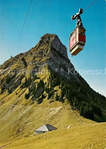 AK / Ansichtskarte Seilbahn Telepherique du Moleson Gruyere Seilbahn