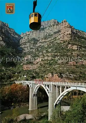 AK / Ansichtskarte Seilbahn Montserrat  Seilbahn