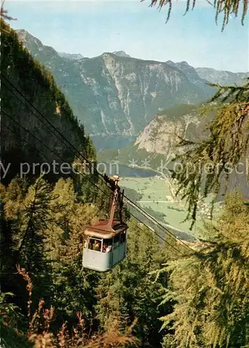 AK / Ansichtskarte Seilbahn Dachstein Obertraun Hallstaetter See  Seilbahn