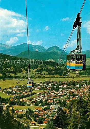 AK / Ansichtskarte Seilbahn Nebelhorn Oberstdorf Hoher Ifen  Seilbahn