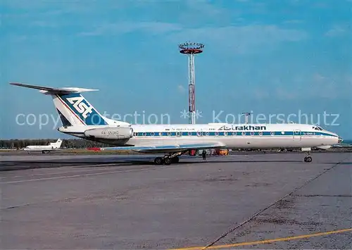 AK / Ansichtskarte Flugzeuge_Zivil Astrakhan Airlines TU 134A 3 RA 65080 c n 60065 Flugzeuge Zivil