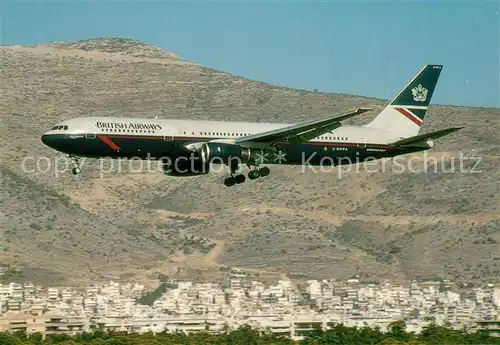 AK / Ansichtskarte Flugzeuge_Zivil British Airways Boeing 767 336 G BNWA c n 24333 265 Flugzeuge Zivil