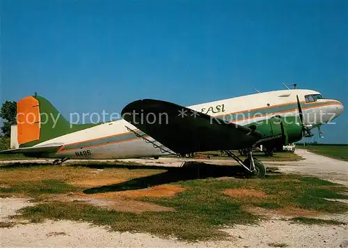 AK / Ansichtskarte Flugzeuge_Zivil N 496 c n 2270 EASI Mosquito Control  Flugzeuge Zivil