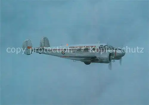 AK / Ansichtskarte Flugzeuge_Militaria Royal Canadian Air Force Beech D18 S 3NM c n CA 254 N5369X Flugzeuge Militaria