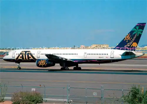 AK / Ansichtskarte Flugzeuge_Zivil American Trans Air Boeing B 757 23N N514AT c n 27971 690 Flugzeuge Zivil